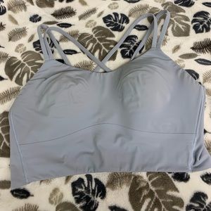 Pale blue Lululemon cloud bra